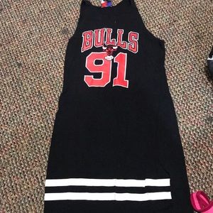 Chicago bulls jersey dress ❤️🖤🏁💨